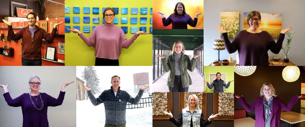 Beehive team poses for the International Women's Day 2019 campaign theme: #BalanceforBetter 