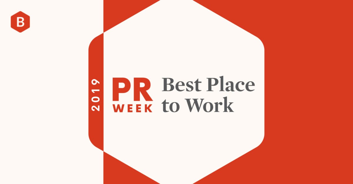 2019 PR Week Best Place to Work