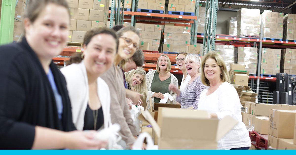 Beehive team volunteering event