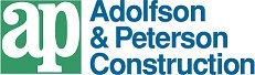 Adolfson & Peterson Construction logo | Raising Brand Awareness
