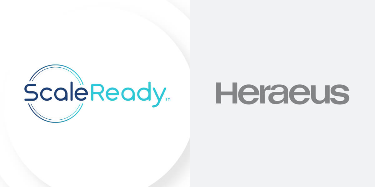 ScaleReady and Heraeus Medical Components logos