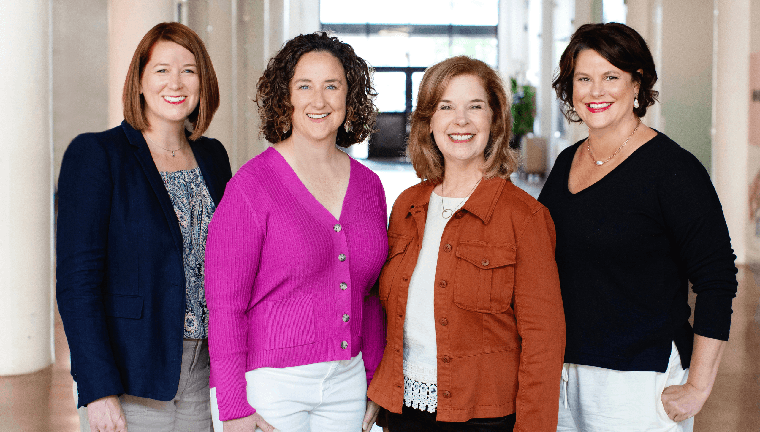 Ayme Zemke, Rebecca Martin, Lisa Hannum, Nicki Gibbs